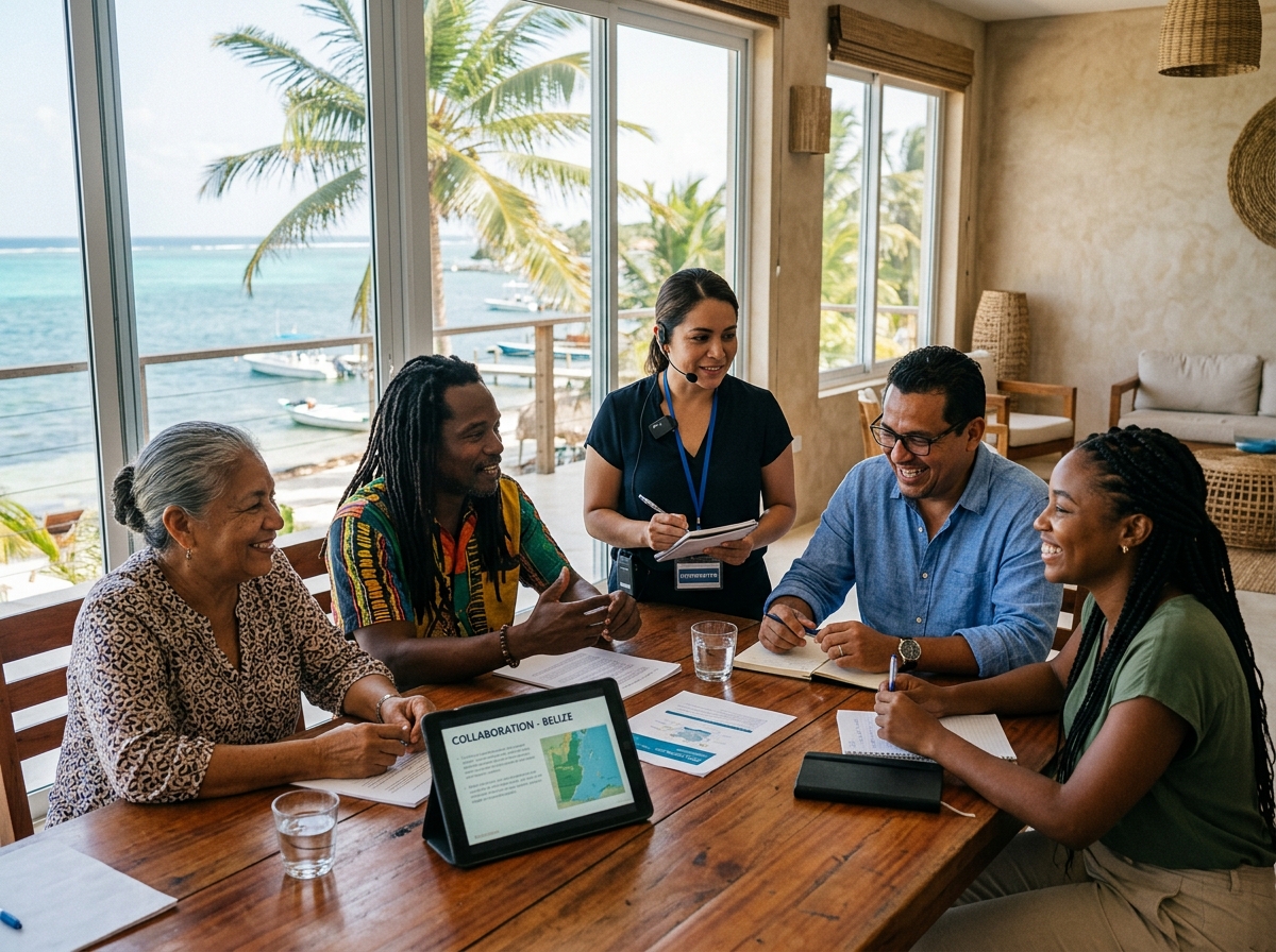 Multilingual collaboration and professional interpretation in Belize